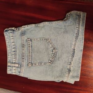 Denim shorts